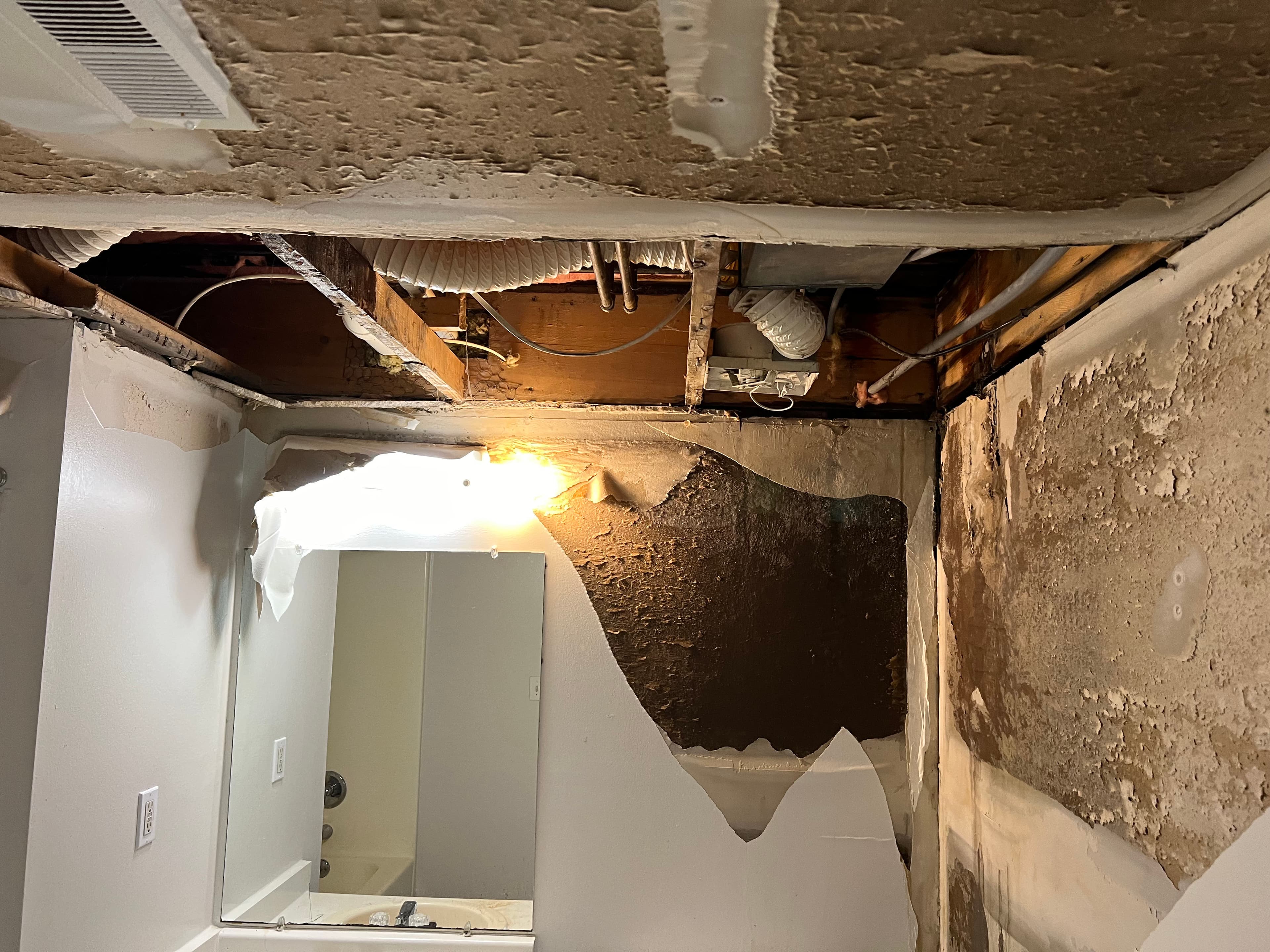 Project Bathroom Water Damage Repair Done the Right Way image