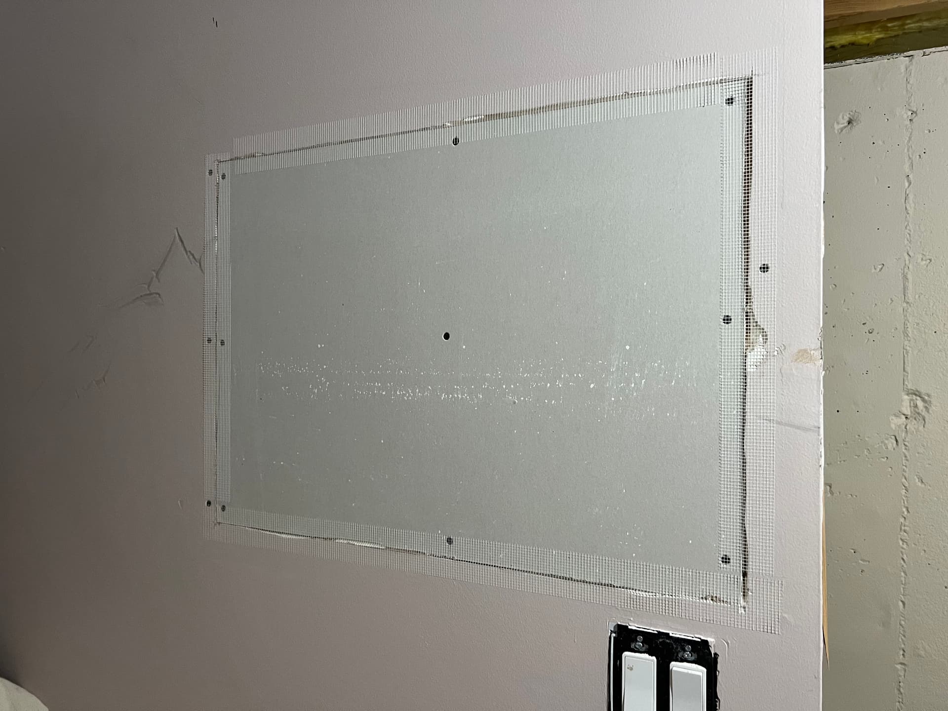 Gallery photos for Large Wall Hole Repaired and Painted to a Clean Finish: Image #2