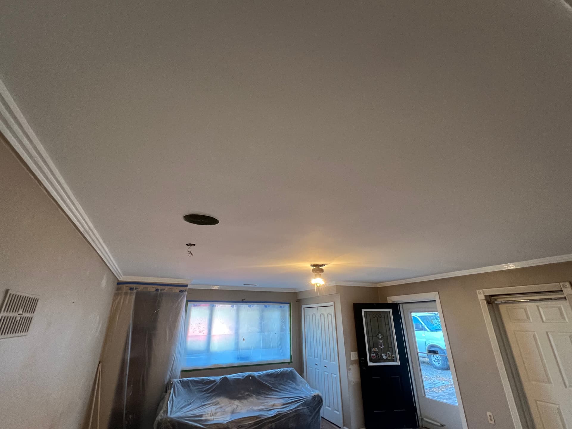 Gallery photos for Popcorn Ceiling Removal and Smooth Skim Coat Finish: Image #3