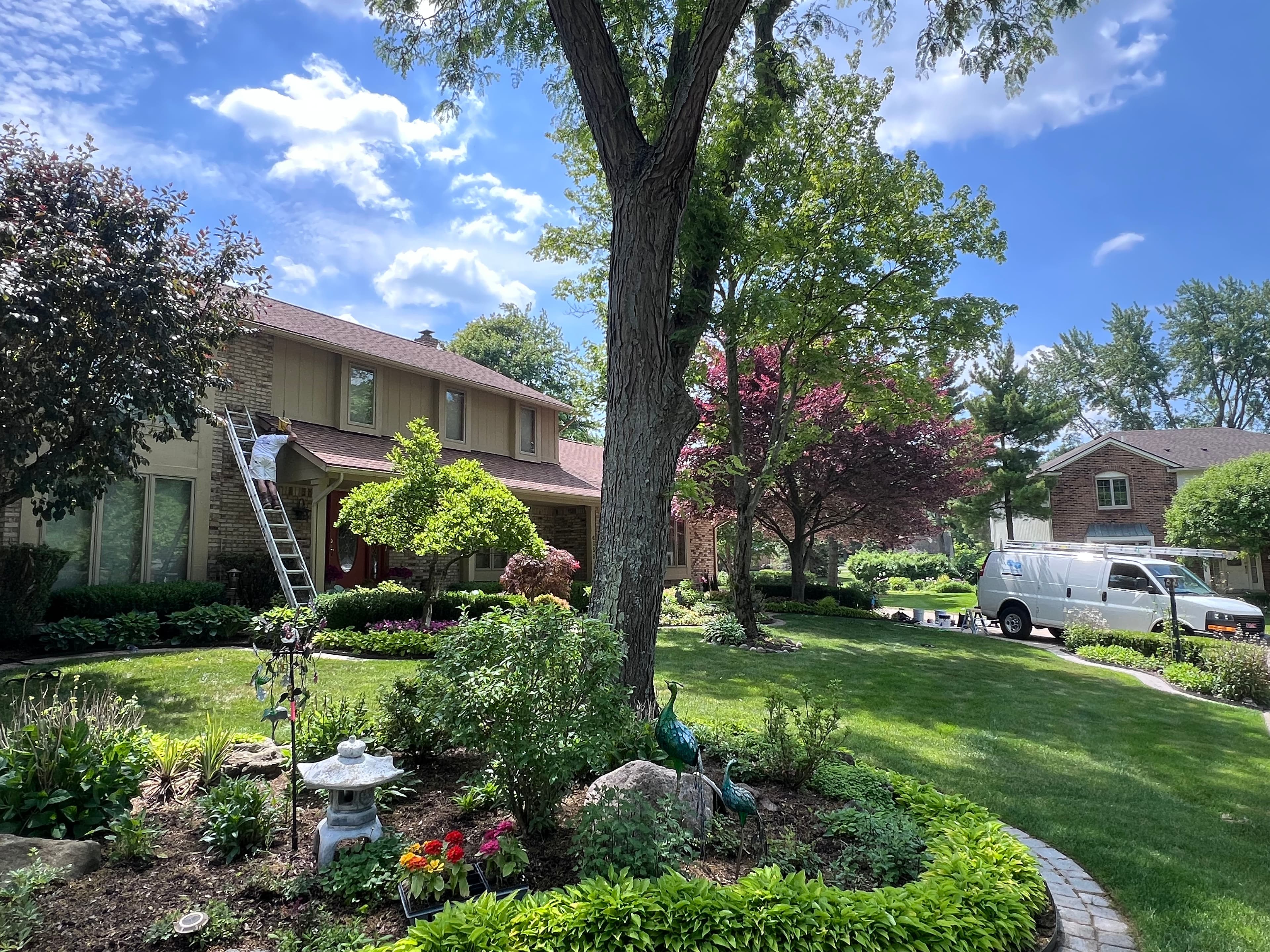 Project Full Exterior Repaint on a Two-Story Home Done Right image