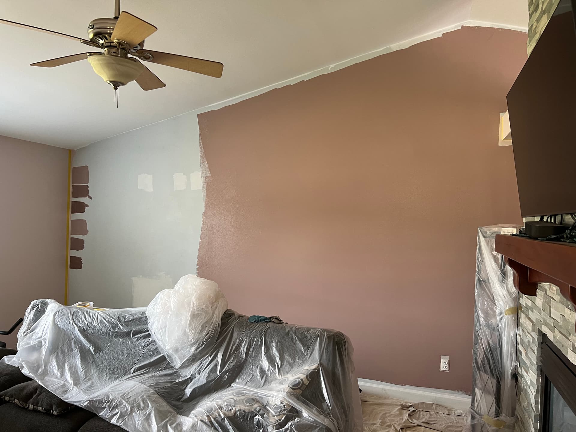 Gallery photos for Fresh Ceiling, New Wall Color, and a Standout Accent Wall: Image #7
