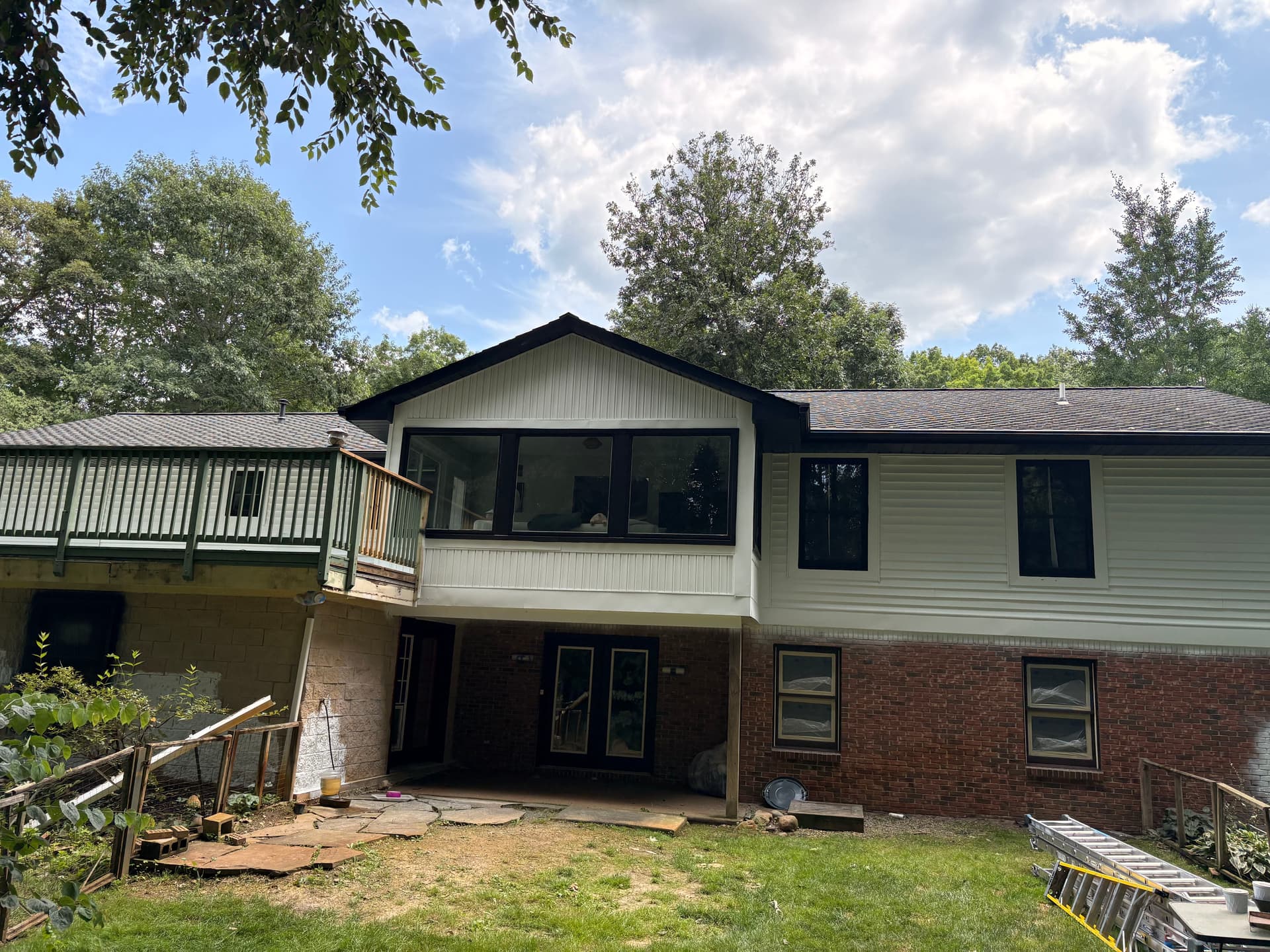 Gallery photos for Howell Home Gets a Bold Black and White Exterior Repaint: Image #6