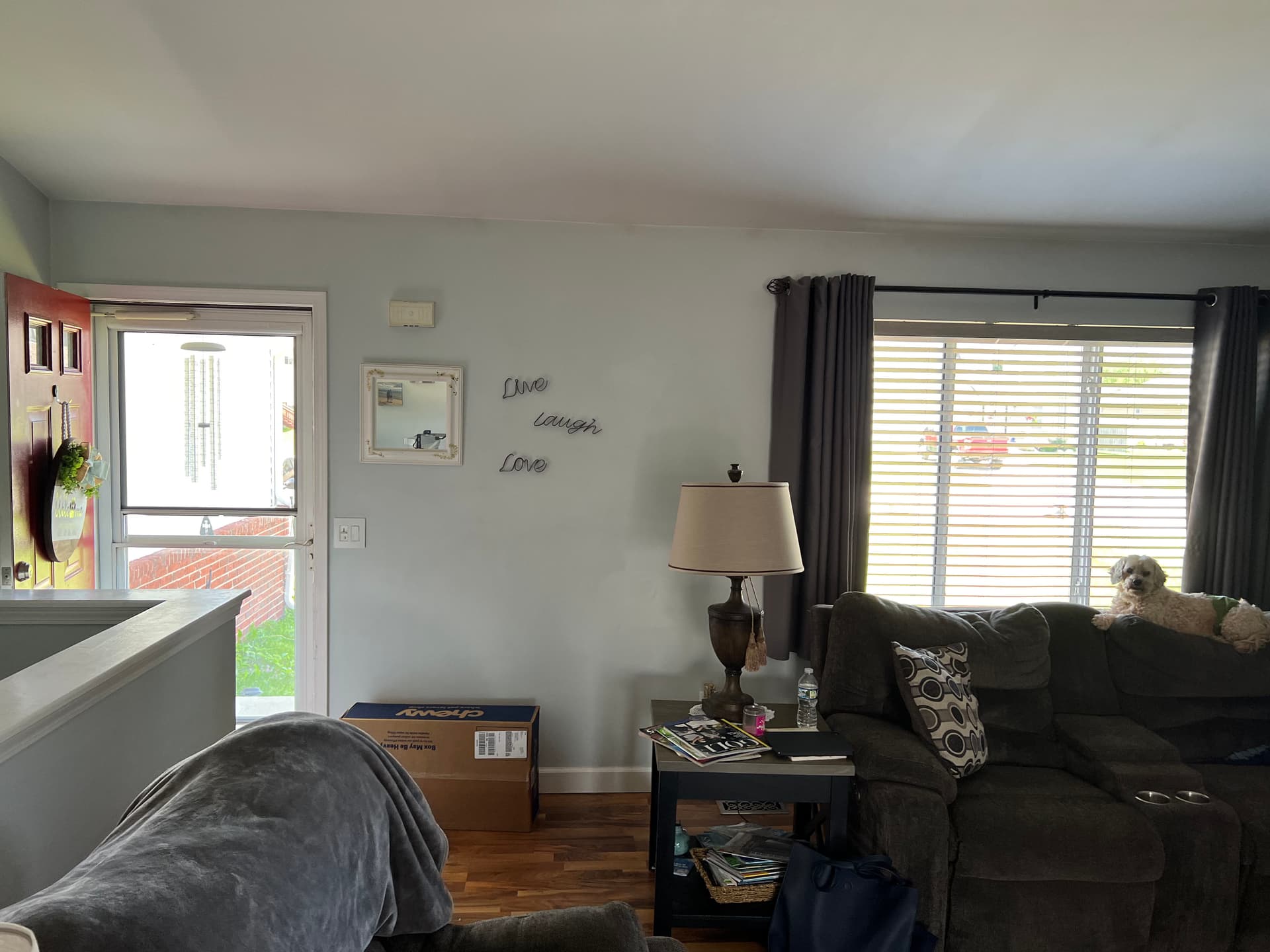 Fresh Ceiling, New Wall Color, and a Standout Accent Wall image