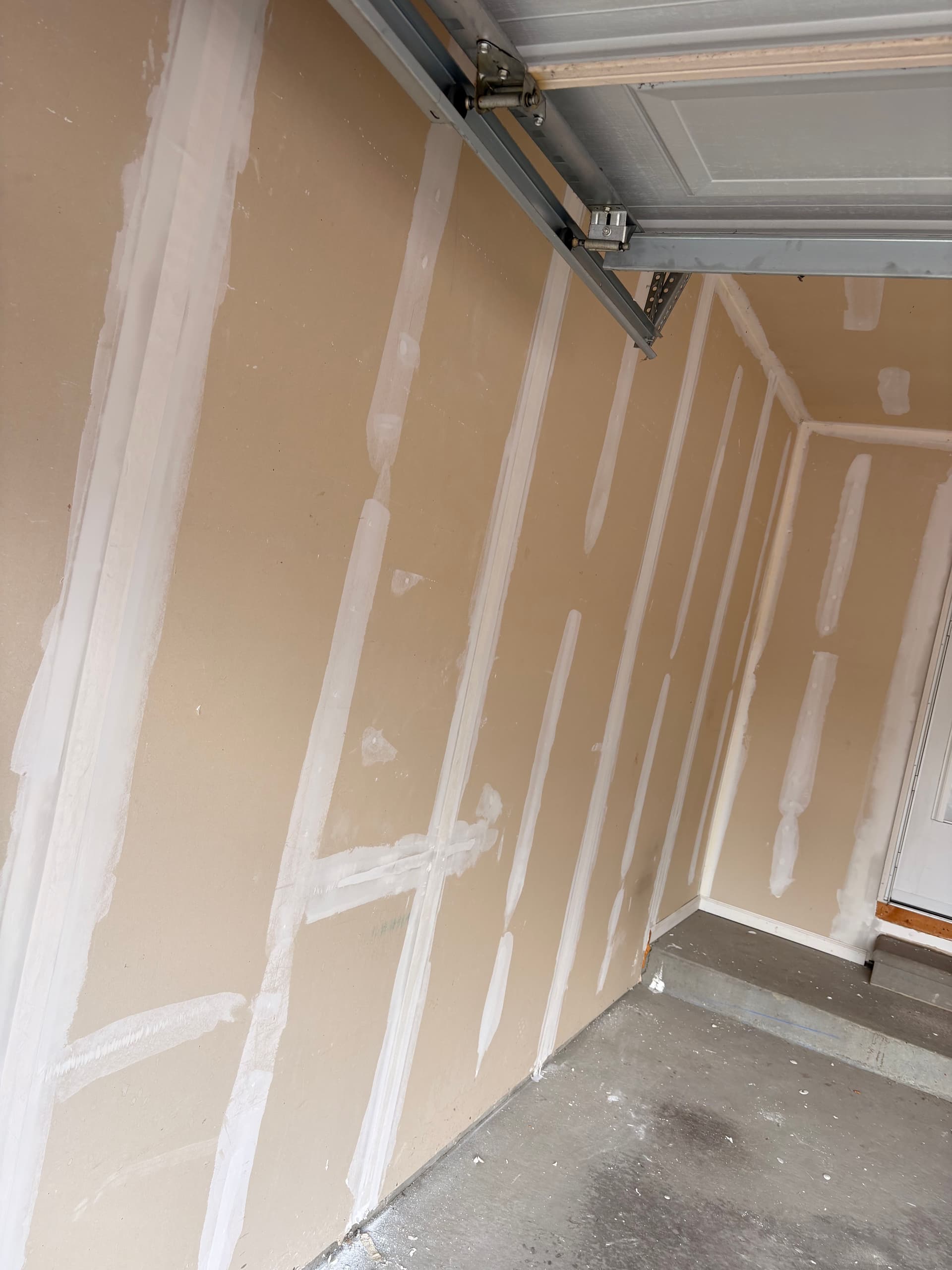 Gallery photos for Garage Drywall Repair and Fresh Paint Earns a 5-Star Review: Image #3