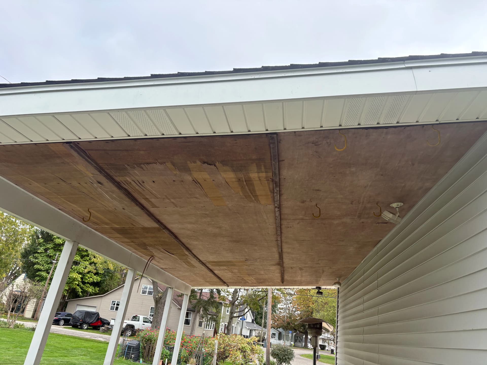 Peeling Porch Ceiling Gets a Proper Fix and Fresh Coat image