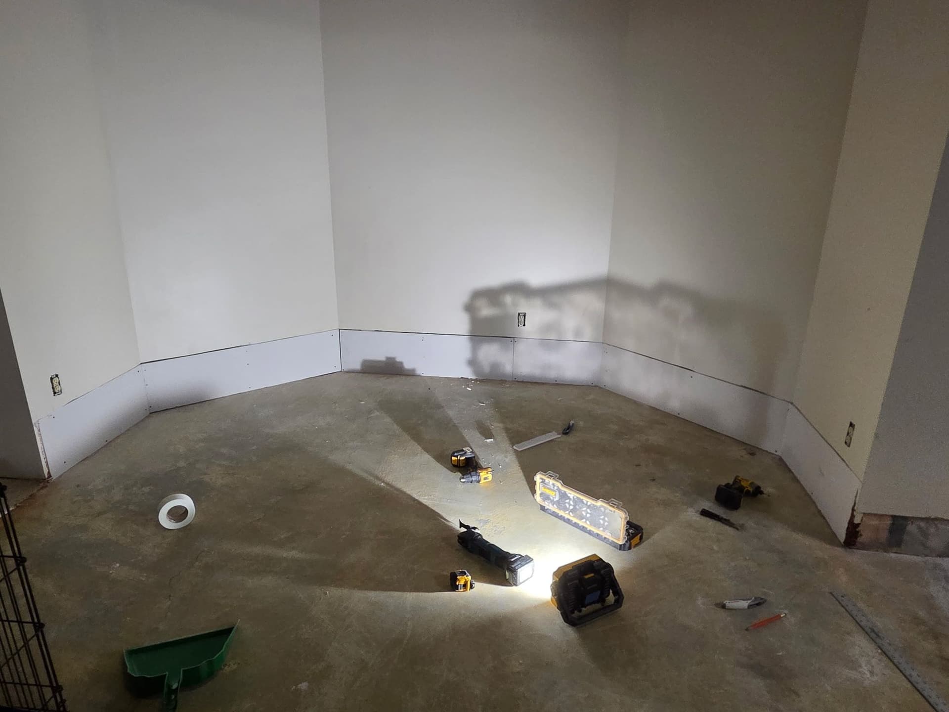 Gallery photos for Basement Flood Damage Repair - Drywall and Block Wall Painting: Image #3