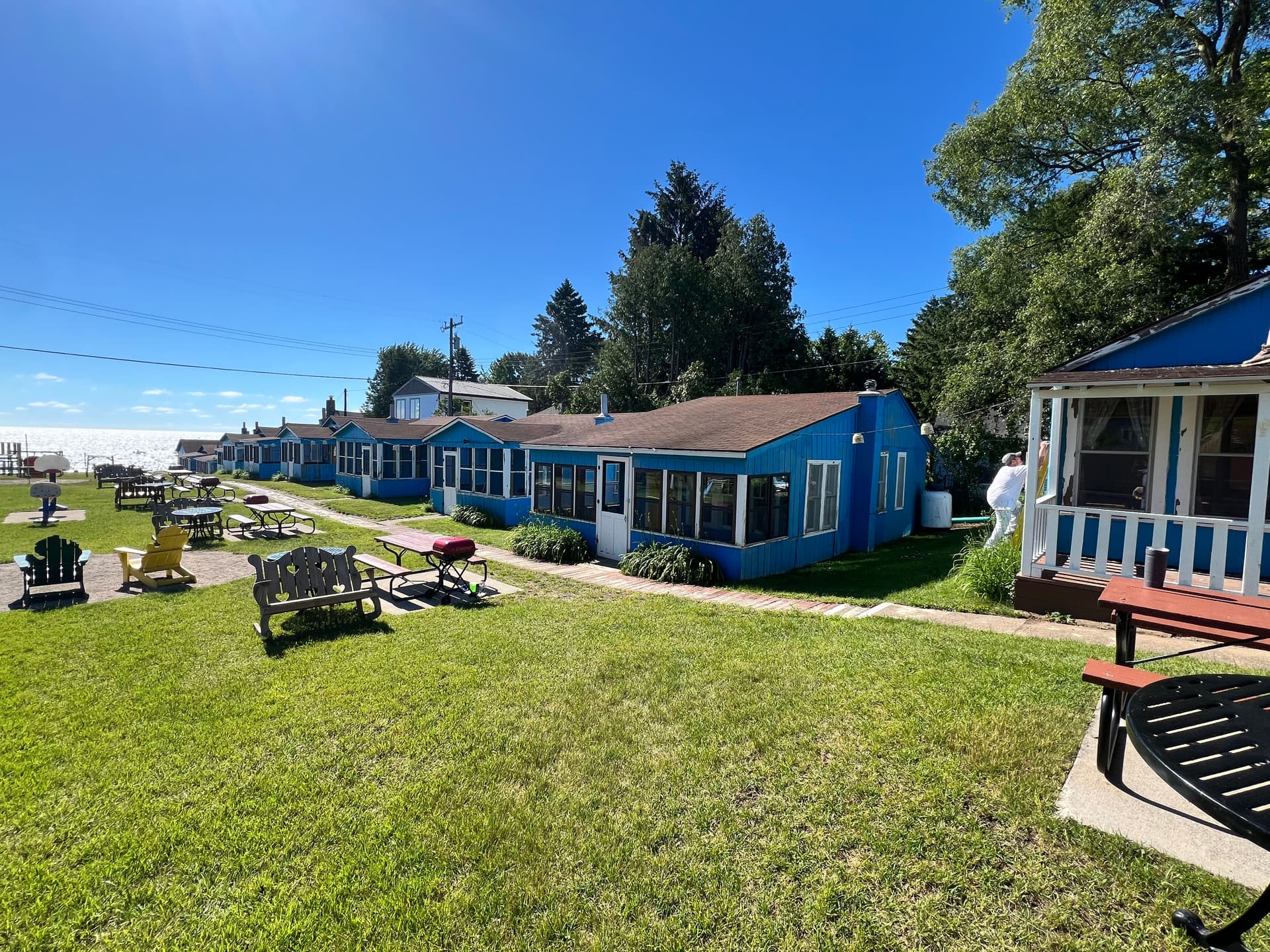 Gallery photos for Prepping Weathered Lakefront Cabins for a Fresh Coat of Paint: Image #3