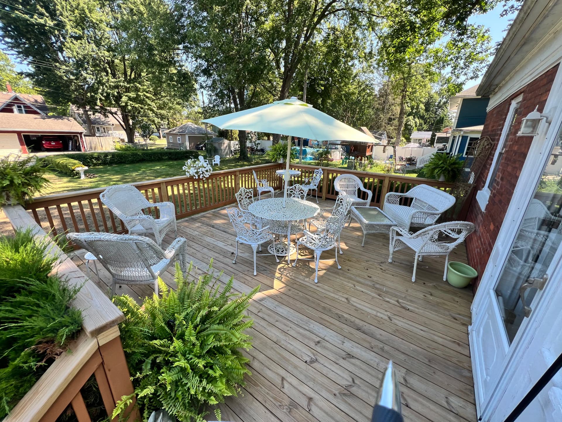Faded Deck to Fresh Canvas - What a Coat of Paint Can Do image