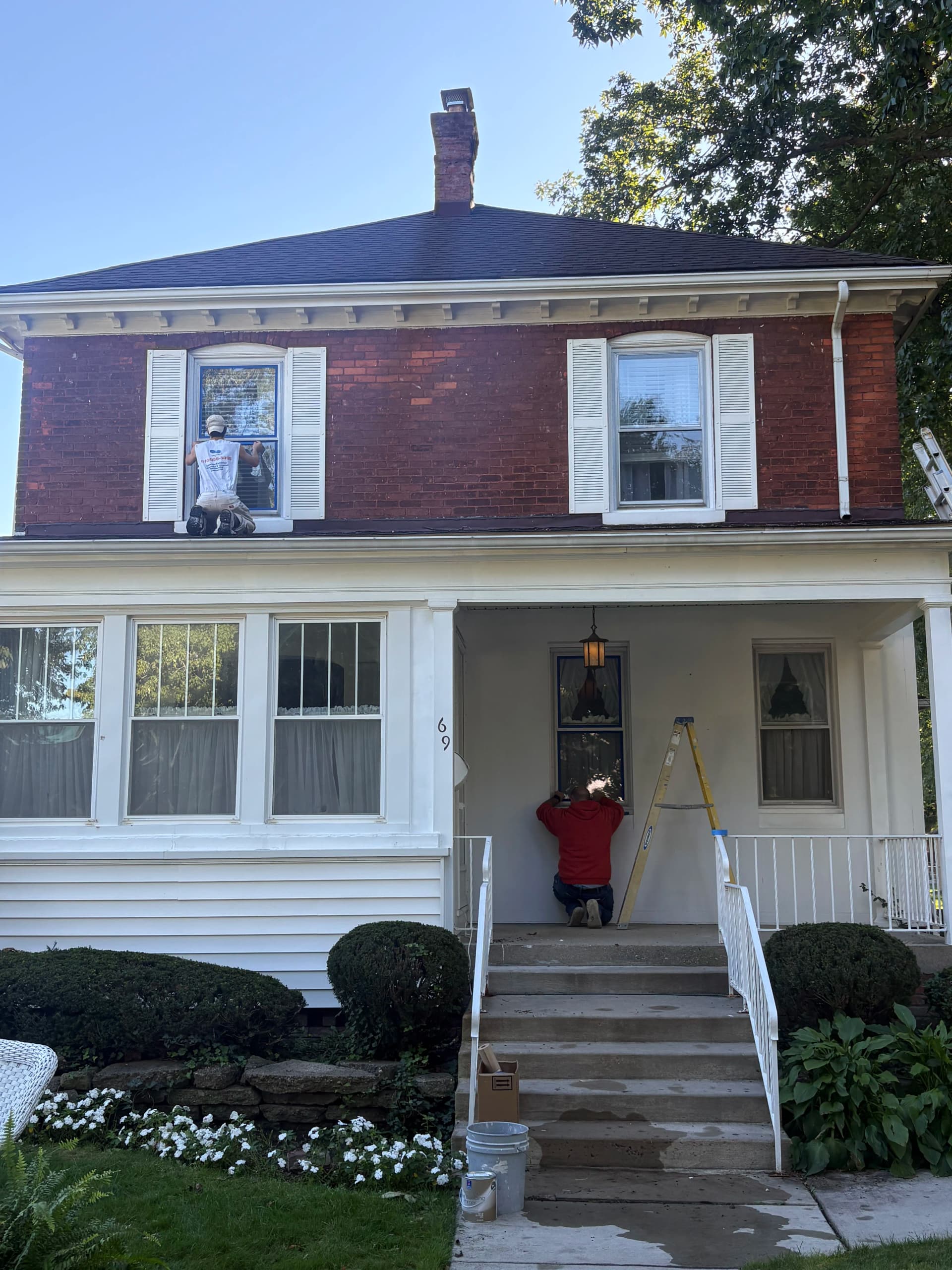 Gallery photos for Exterior Painting on a Classic Brick Home Done Right: Image #2