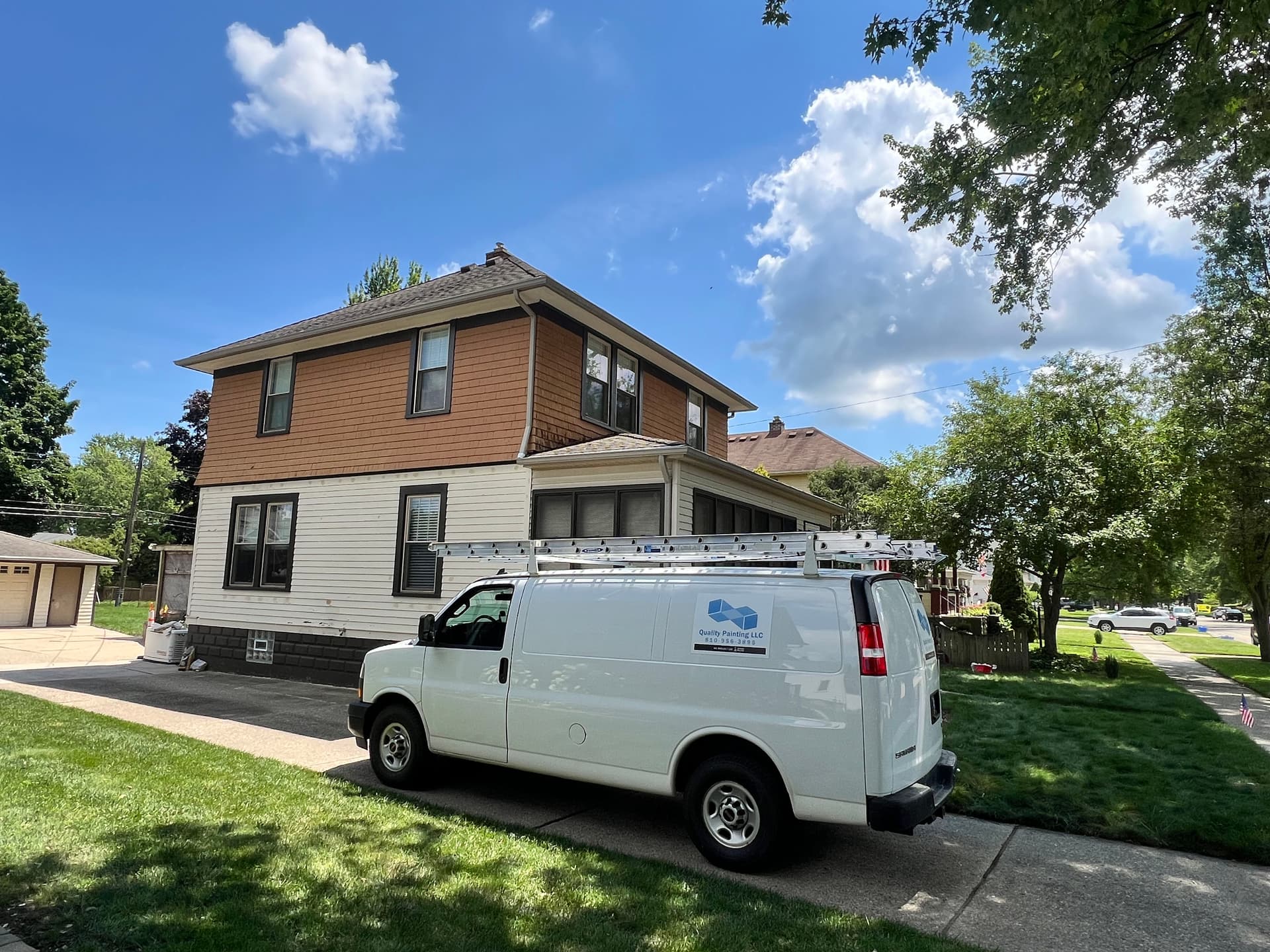 Gallery photos for Dark Brown Trim Gets a Clean White Makeover in Mount Clemens: Image #2