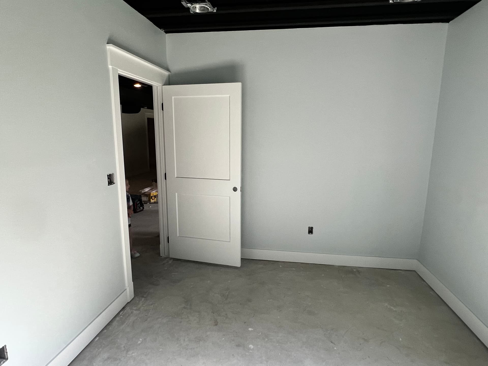 Gallery photos for Basement Finish Gets a Sharp Black Ceiling and Clean Painted Walls: Image #6