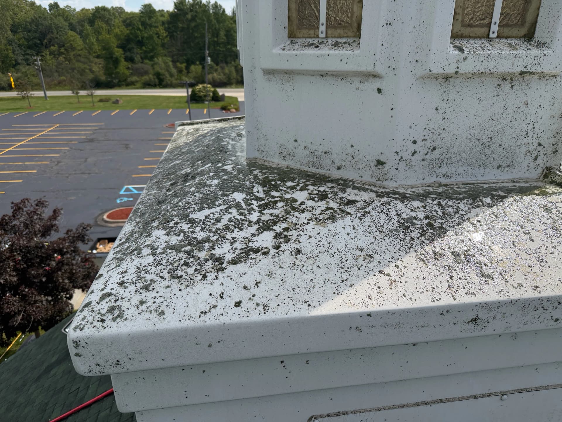 Gallery photos for Church Steeple Power Washed Clean From Top to Bottom: Image #1