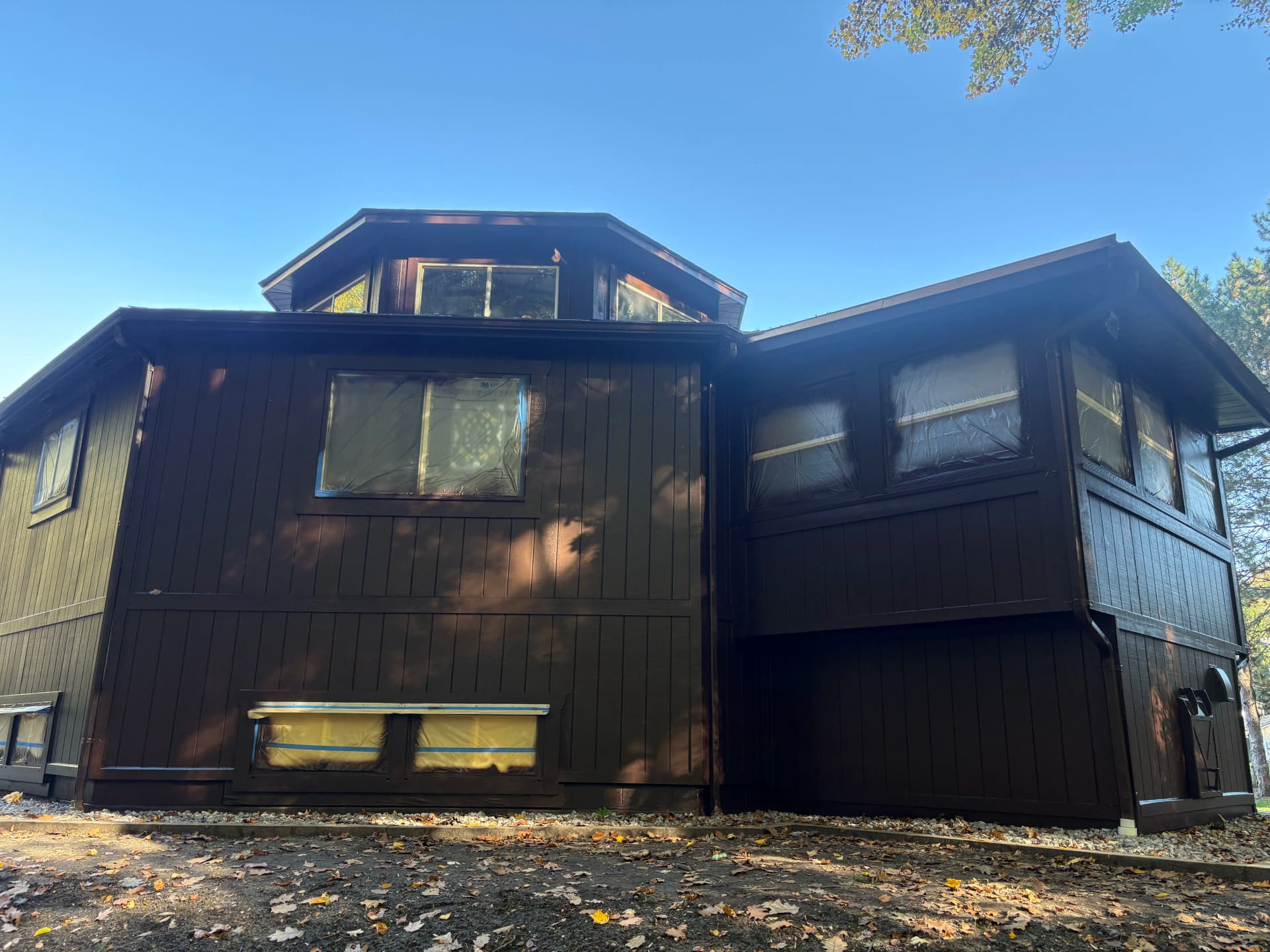 Gallery photos for Exterior Painting on a One-of-a-Kind Hand-Built Home: Image #8