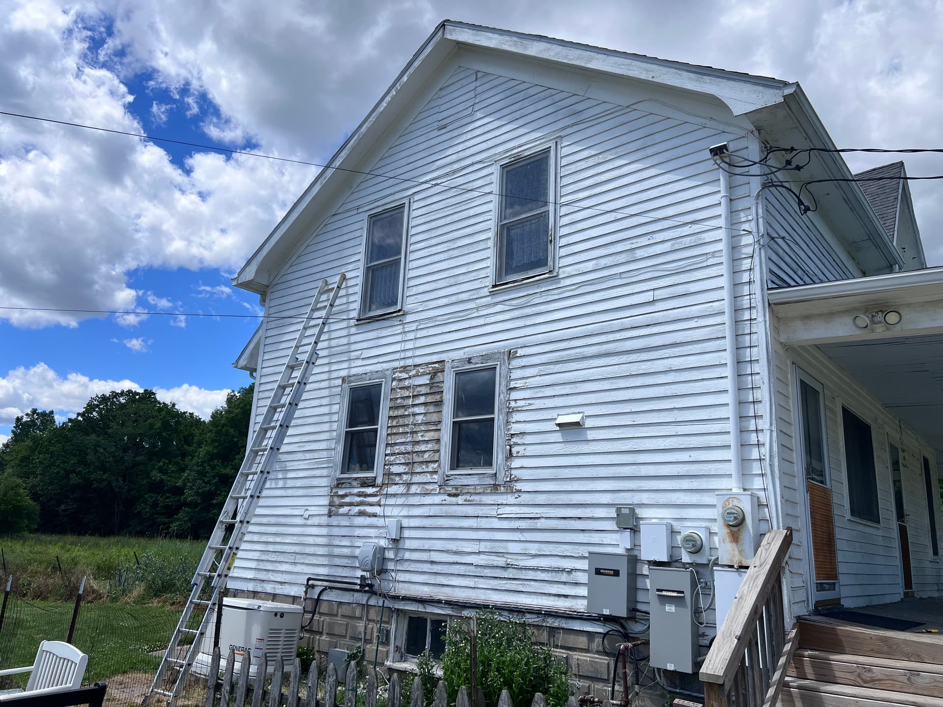 Gallery photos for Peeling Wood Siding and Porch Gets a Full Exterior Paint Overhaul: Image #4