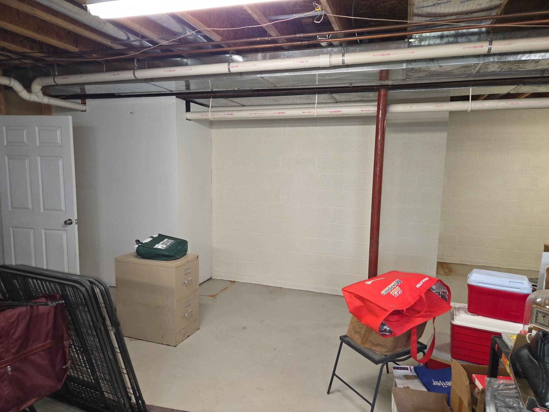 Gallery photos for Basement Flood Damage Repair - Drywall and Block Wall Painting: Image #8