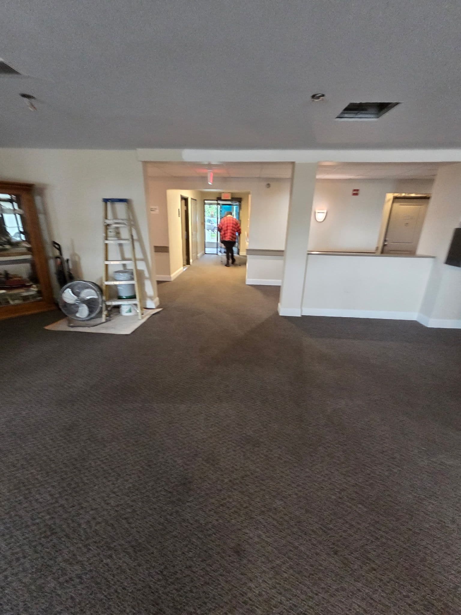 Gallery photos for Ceiling Repair After Water Damage in a Commercial Lobby: Image #1