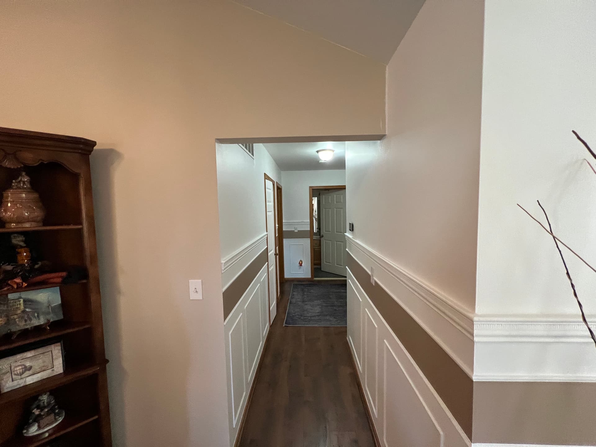 Gallery photos for Chair Rail and Wainscoting Give This Hallway Real Character: Image #1