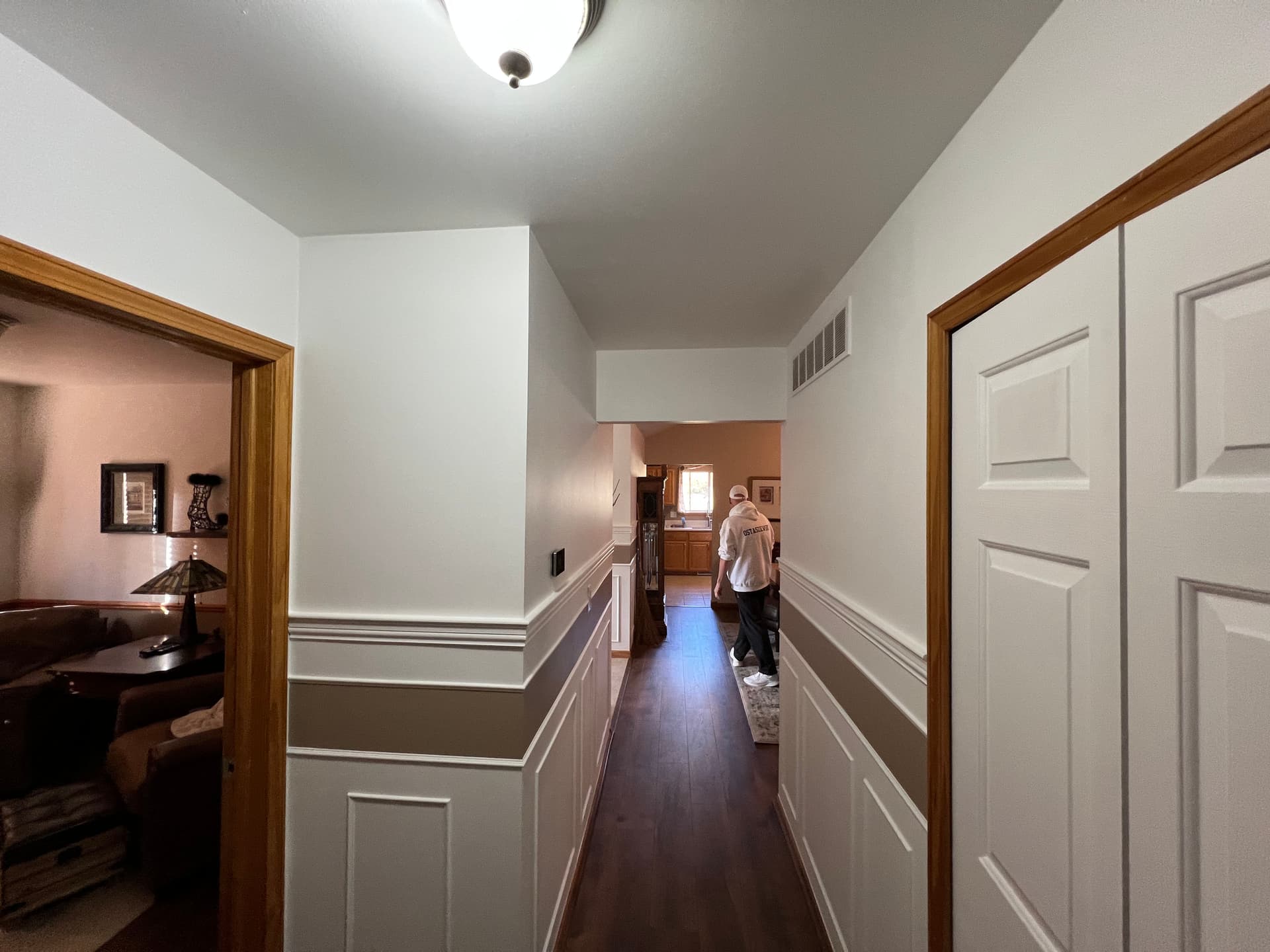 Gallery photos for Chair Rail and Wainscoting Give This Hallway Real Character: Image #3