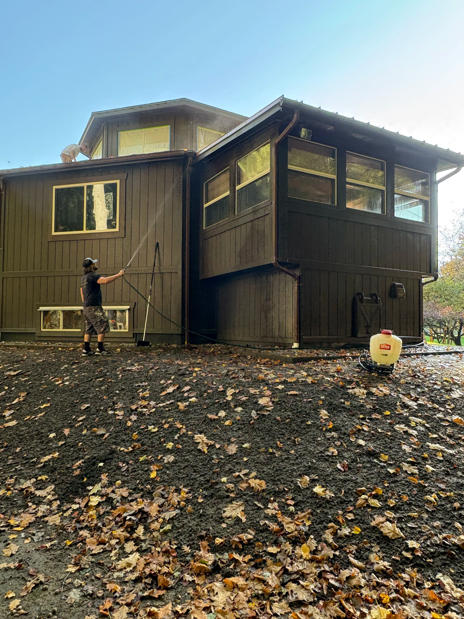 Gallery photos for Exterior Painting on a One-of-a-Kind Hand-Built Home: Image #5
