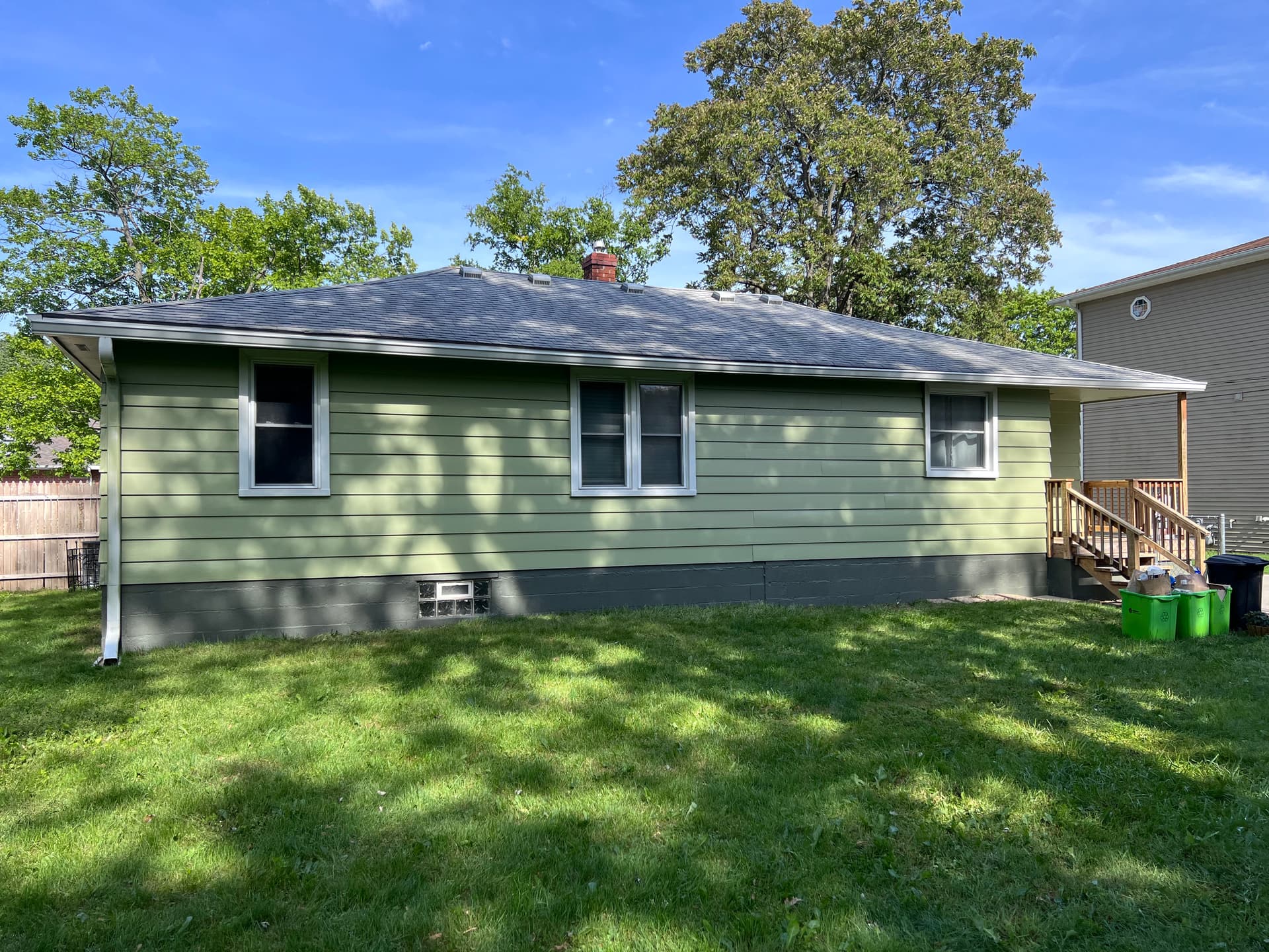 Gallery photos for Before and After Exterior Painting on a Ranch-Style Home: Image #5