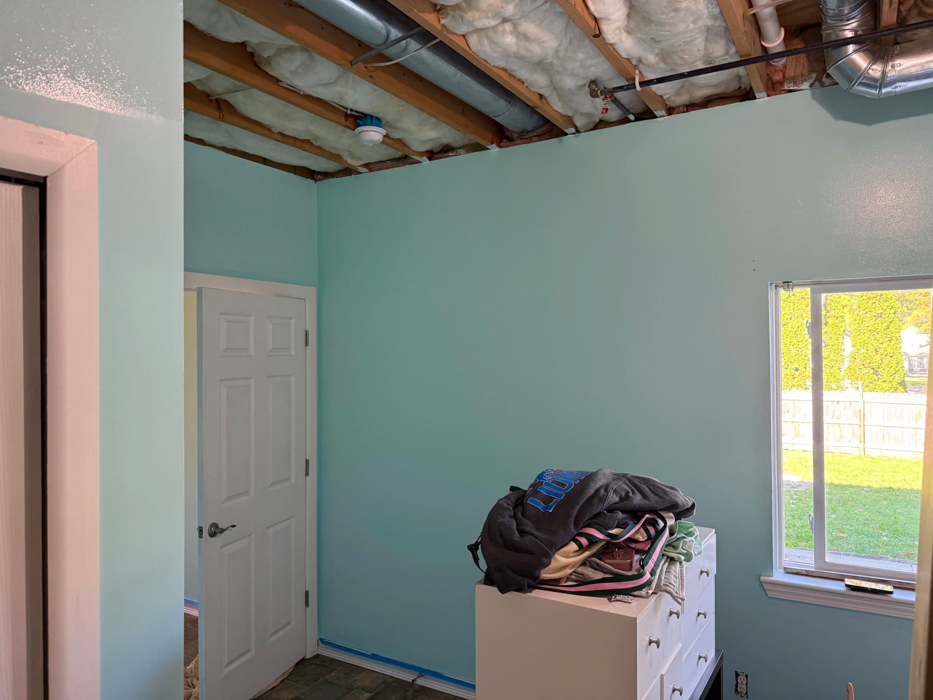Gallery photos for Basement Interior Painting in Progress - Fresh Color Taking Shape: Image #4
