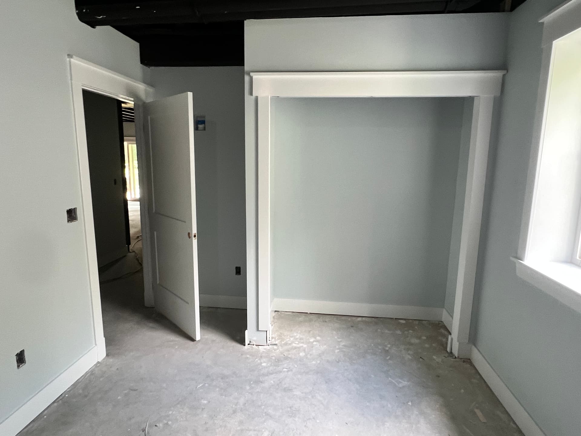 Gallery photos for Basement Finish Gets a Sharp Black Ceiling and Clean Painted Walls: Image #3
