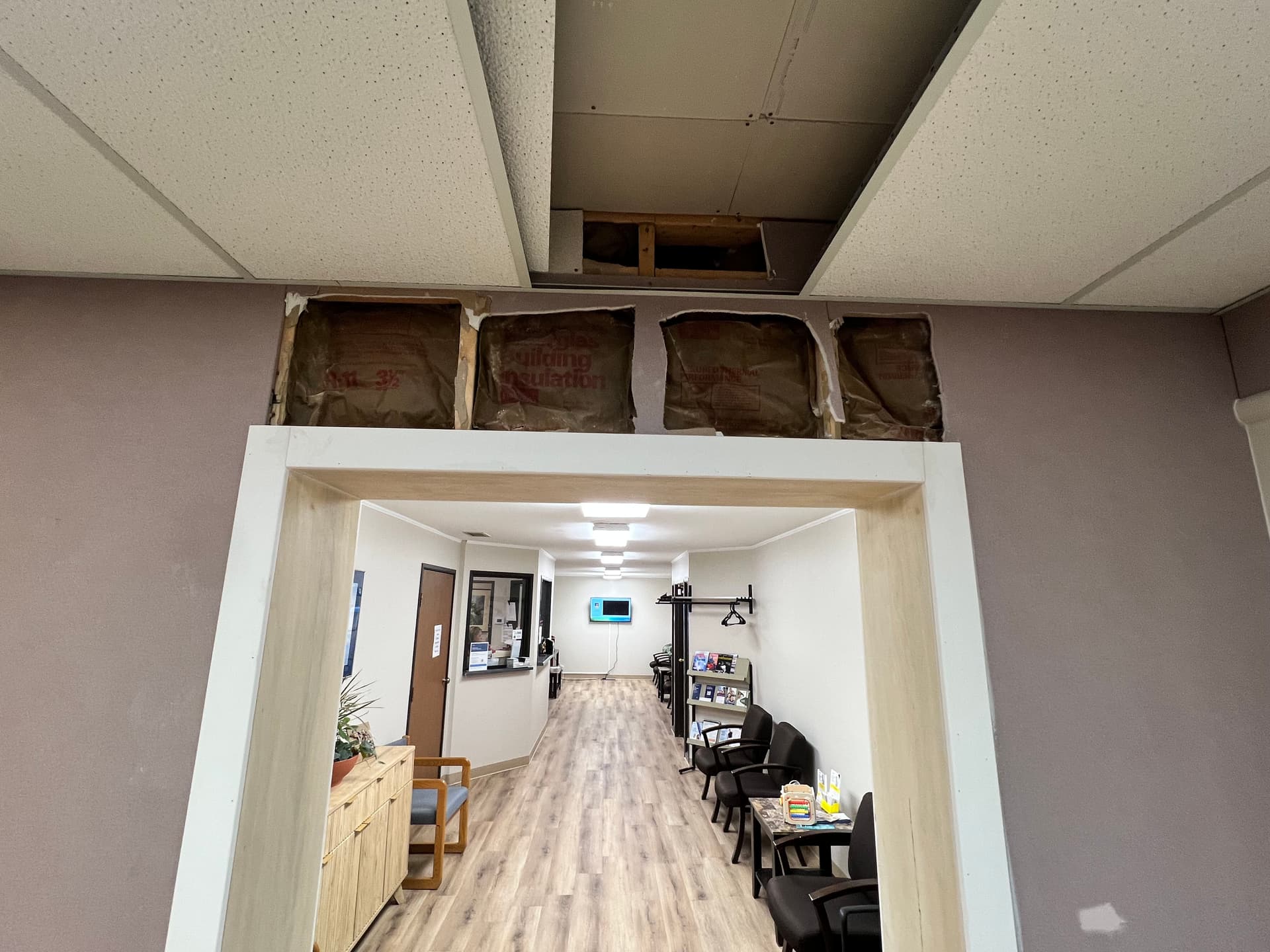 Gallery photos for Drywall Repair and Paint Match Done Right in a Commercial Space: Image #1