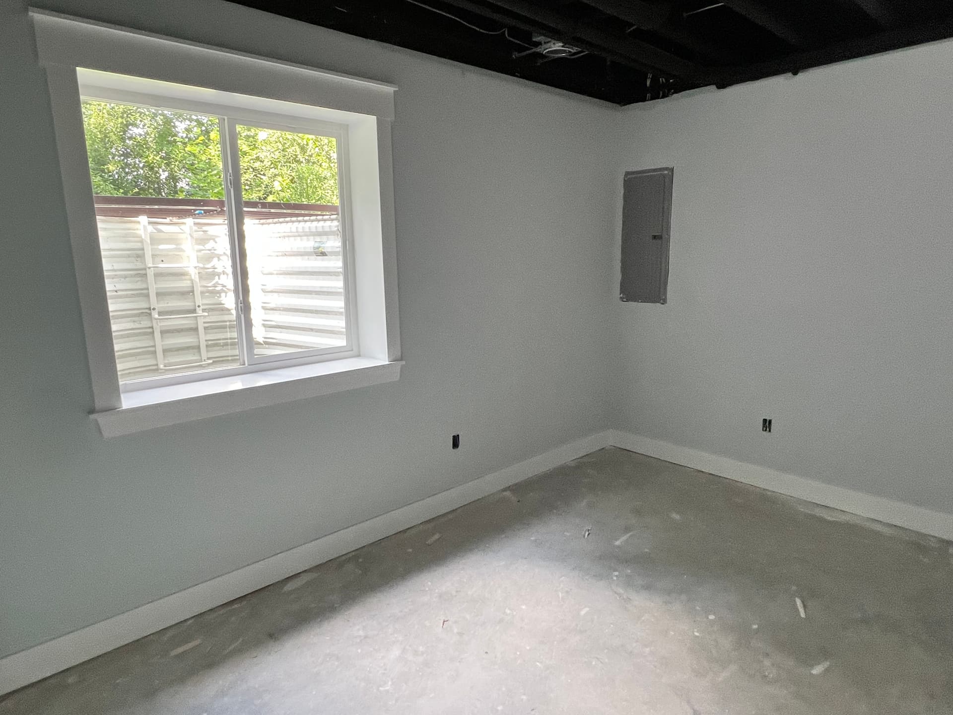 Gallery photos for Basement Finish Gets a Sharp Black Ceiling and Clean Painted Walls: Image #5