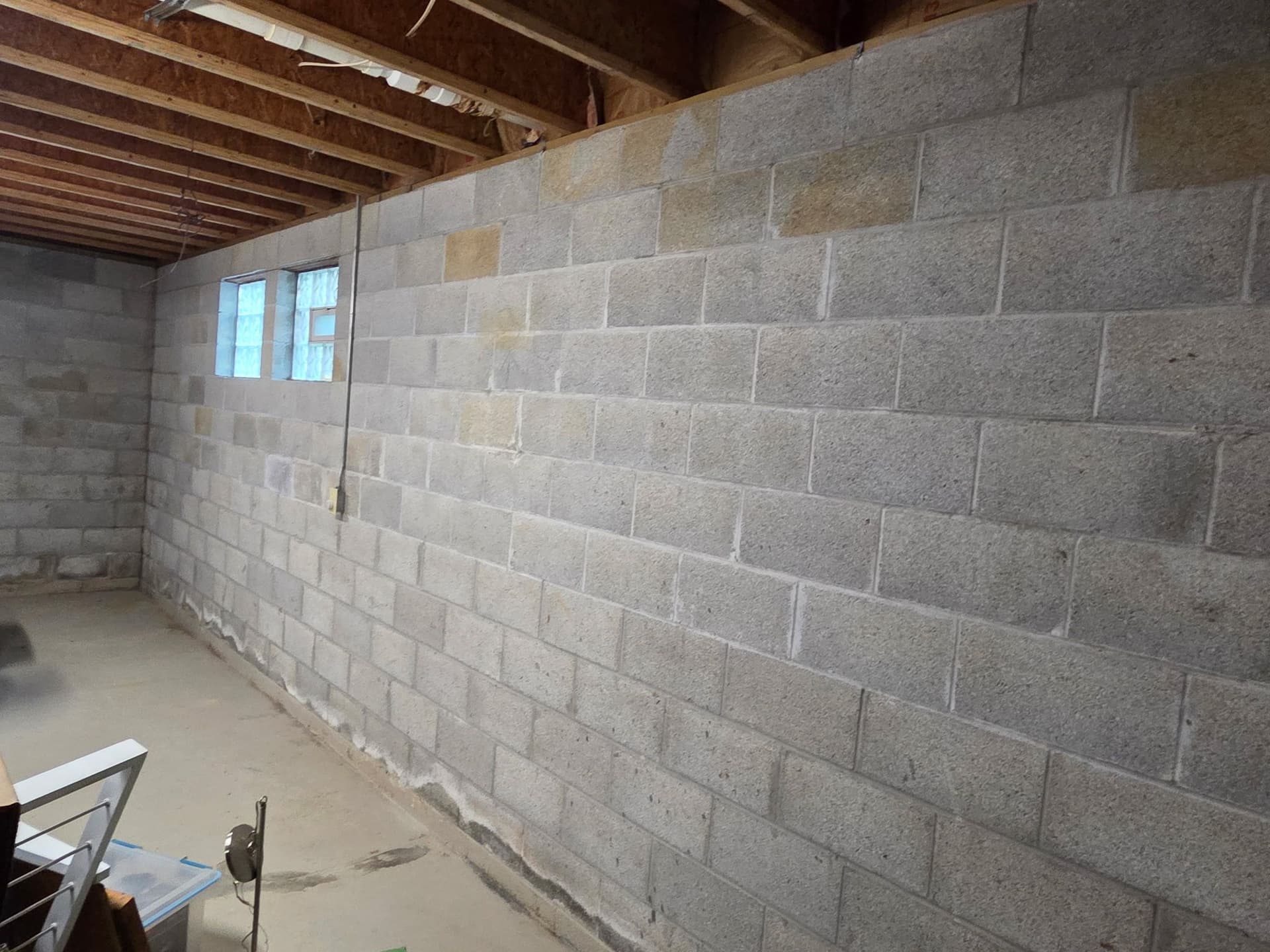 Gallery photos for Basement Flood Damage Repair - Drywall and Block Wall Painting: Image #2